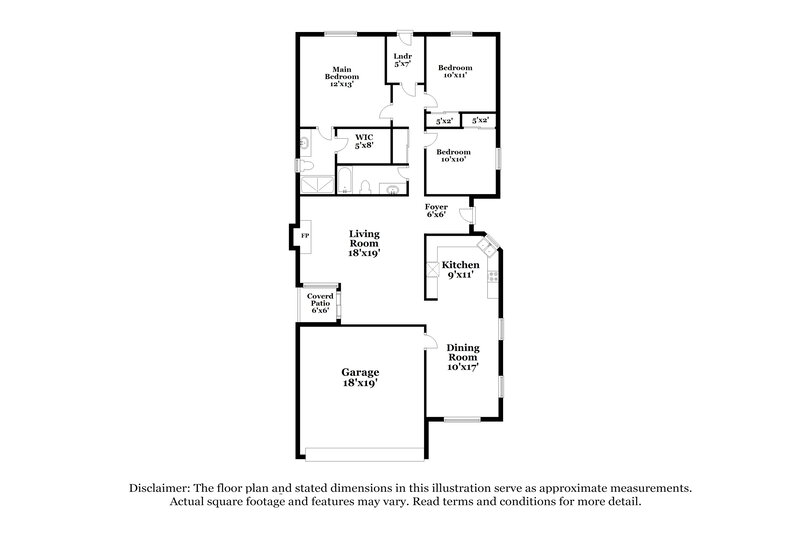 2,315/Mo, 2660 Storey Cir Henderson, NV 89074 Floor Plan View