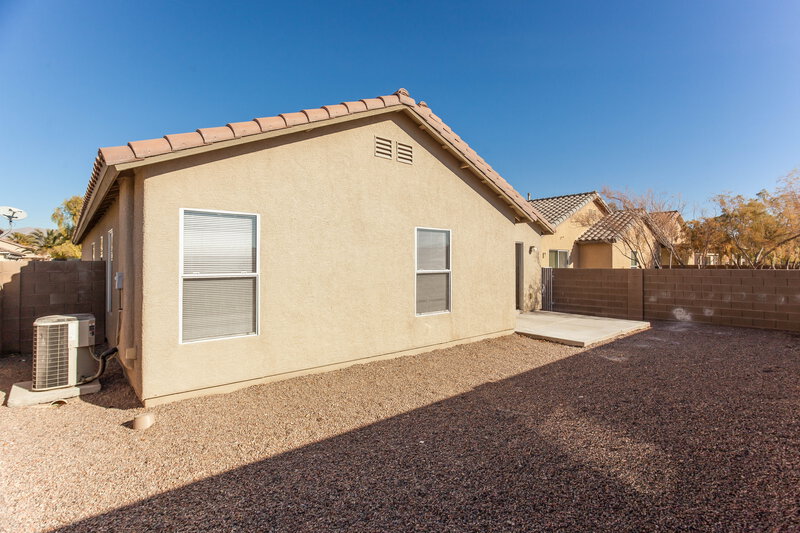1,710/Mo, 3113 Hartley Cove Ave North Las Vegas, NV 89081 Rear View 2