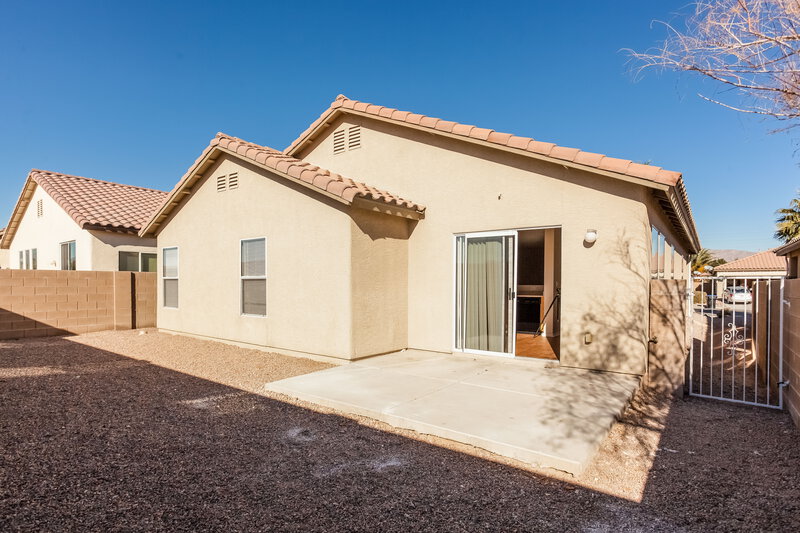 1,710/Mo, 3113 Hartley Cove Ave North Las Vegas, NV 89081 Rear View 3