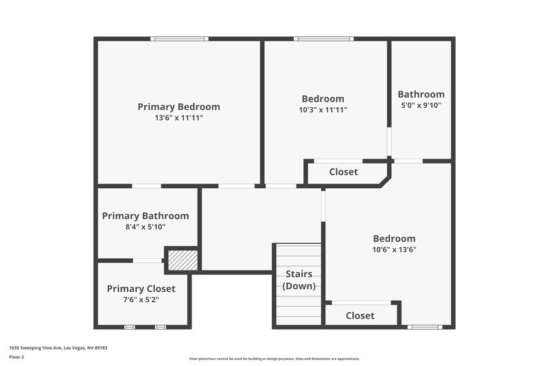 1,995/Mo, 1035 Sweeping Vine Ave Las Vegas, NV 89183 Floor Plan View 2