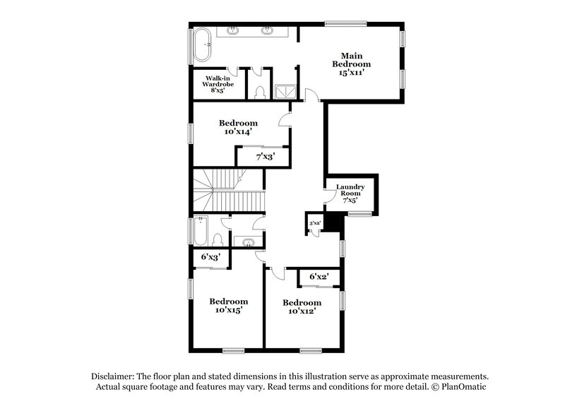 2,040/Mo, 9434 Havasu Canyon Ave Las Vegas, NV 89166 Floor Plan View 2