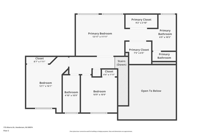 2,045/Mo, 175 Alterra Drive Henderson, NV 89074 Floor Plan View 2