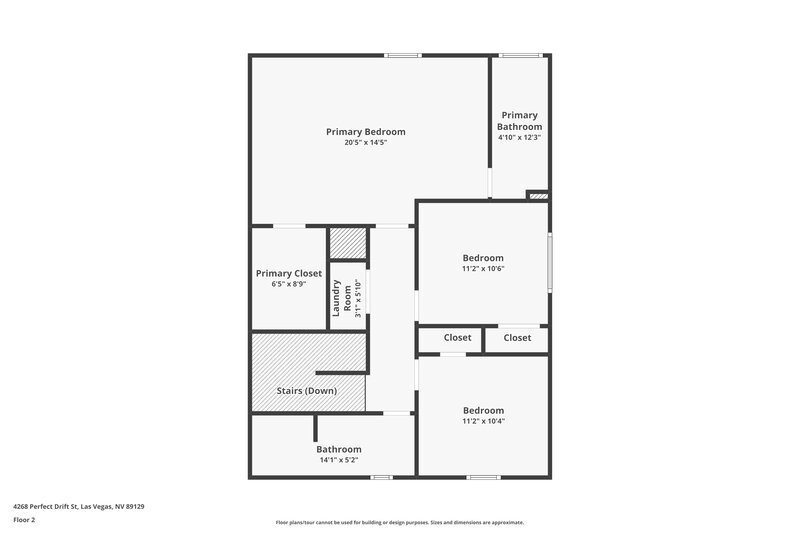 0/Mo, 4268 Perfect Drift St Las Vegas, NV 89129 Floor Plan View 2