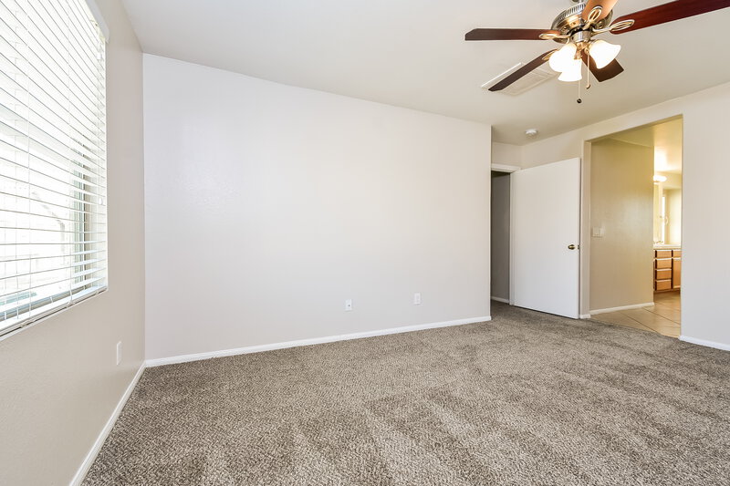 2,010/Mo, 1934 Silver Crest Ct. North Las Vegas, NV 89031 Main Bedroom View