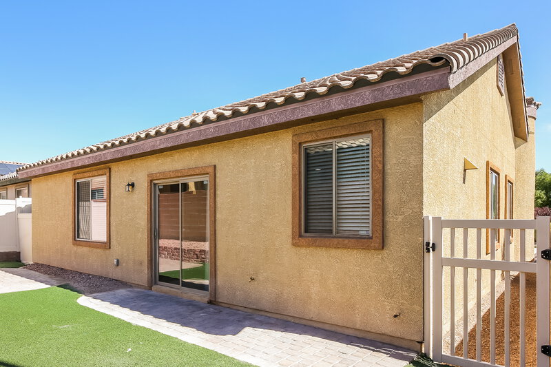 3,130/Mo, 5813 Black Sand Beach St North Las Vegas, NV 89081 Rear View