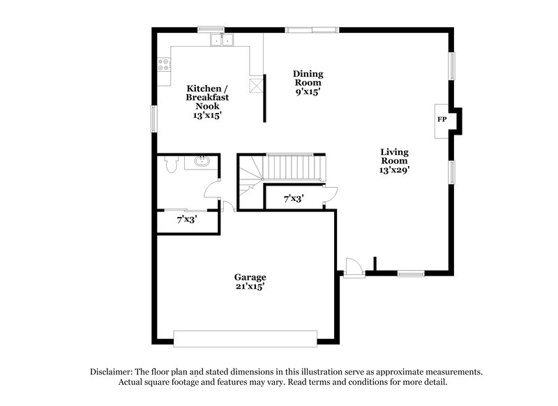 2,185/Mo, 7000 Magic Window Ave Las Vegas, NV 89130 Floor Plan View