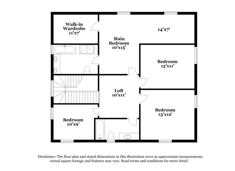 2,185/Mo, 7000 Magic Window Ave Las Vegas, NV 89130 Floor Plan View 2