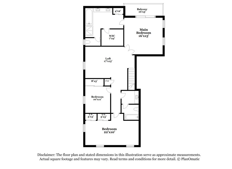 2,305/Mo, 9105 Black Slate Street Las Vegas, NV 89123 Floor Plan View 2