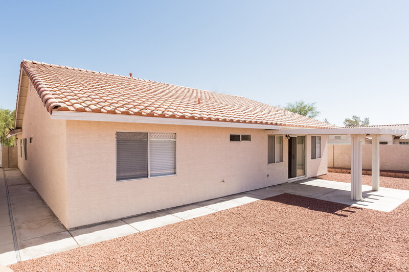 2,980/Mo, 1205 Spring Breeze Circle North Las Vegas, NV 89031 Rear View