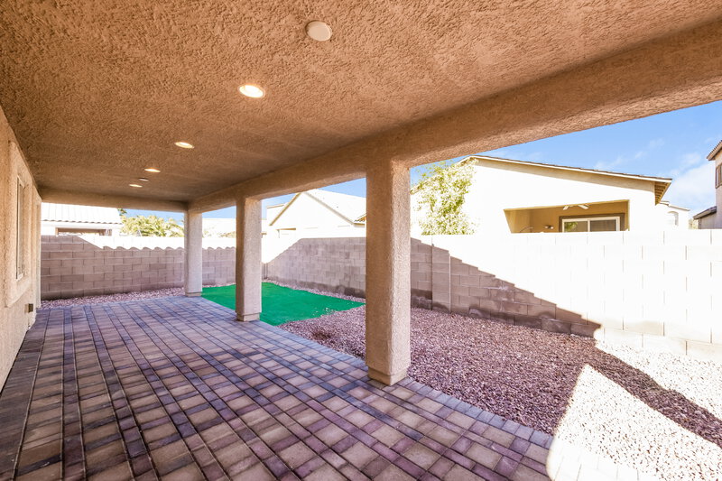 2,185/Mo, 324 Orchid Oasis Ave North Las Vegas, NV 89031 Backyard View