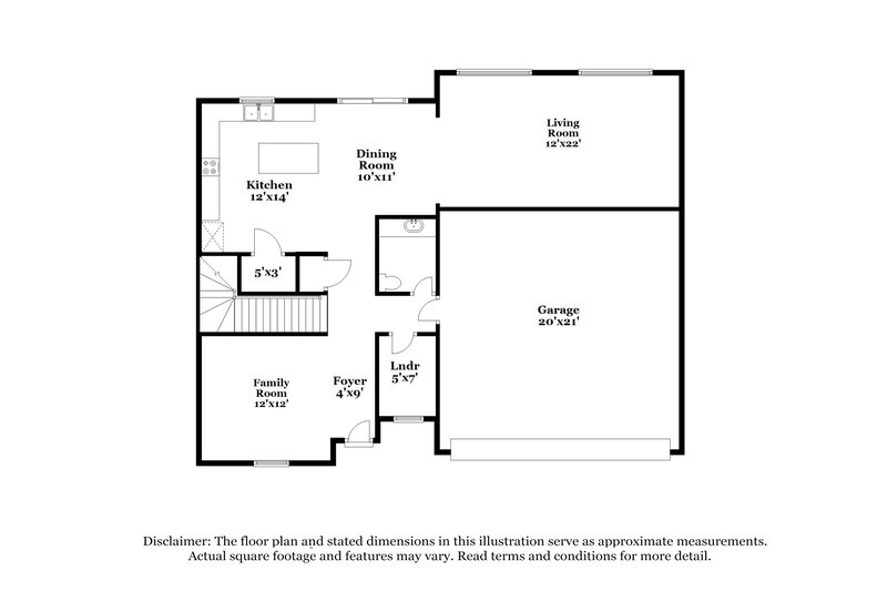 2,370/Mo, 5305 Santa Fe Heights St. North Las Vegas, NV 89081 Floor Plan View