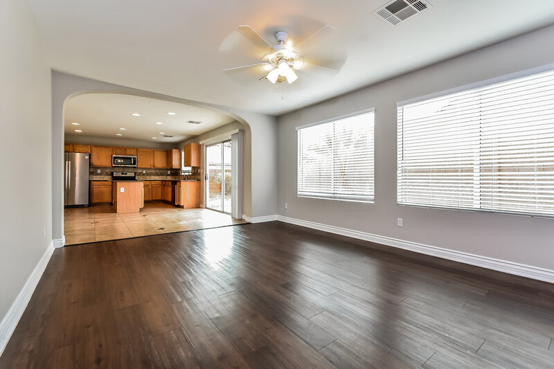 2,370/Mo, 5305 Santa Fe Heights St. North Las Vegas, NV 89081 Living Room View 2