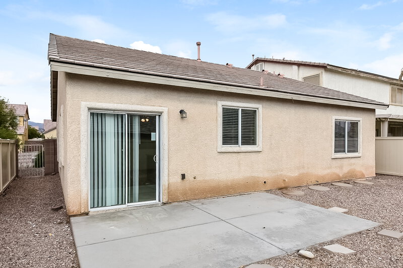2,010/Mo, 3921 Red Trumpet Ct North Las Vegas, NV 89081 Rear View
