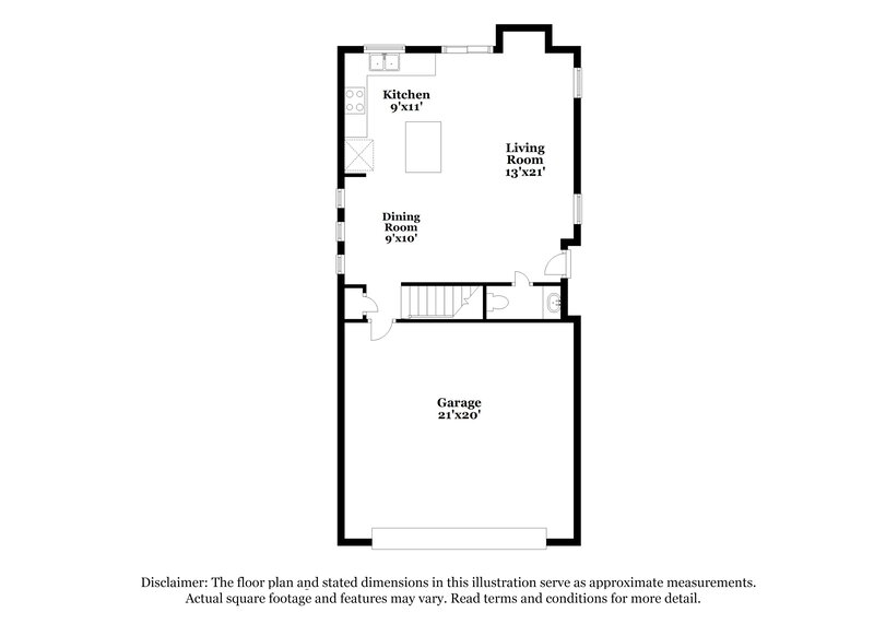 1,705/Mo, 712 Cades Cove Ave North Las Vegas, NV 89084 Floor Plan View