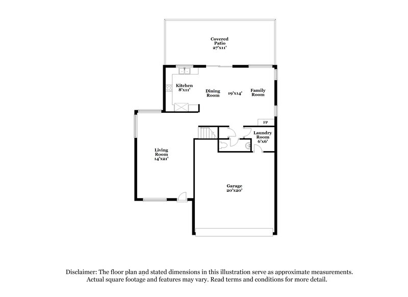 1,940/Mo, 4910 Rancho Domingo Ct. North Las Vegas, NV 89031 Floor Plan View 2