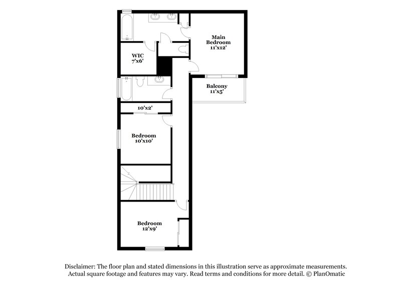 1,985/Mo, 3544 Terraza Mar Avenue North Las Vegas, NV 89081 Floor Plan View 2