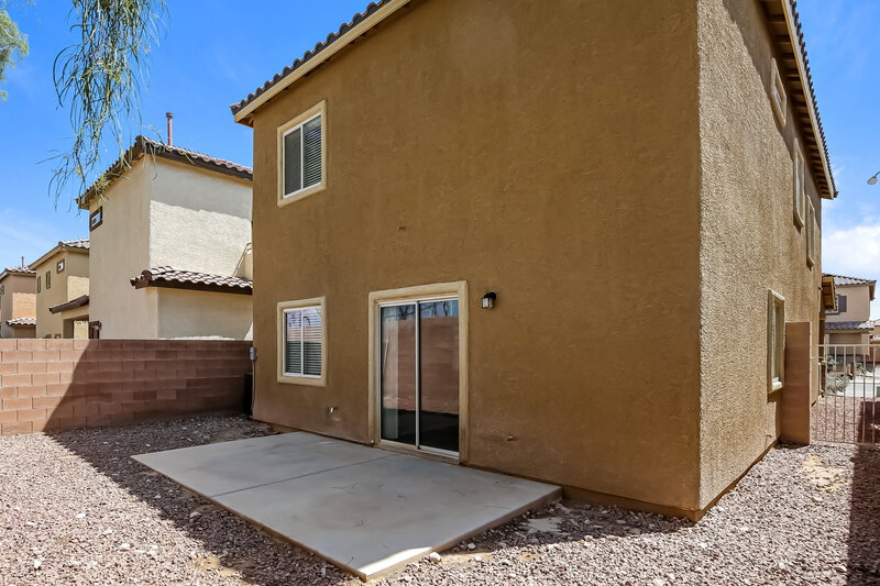 1,985/Mo, 3544 Terraza Mar Avenue North Las Vegas, NV 89081 Rear View