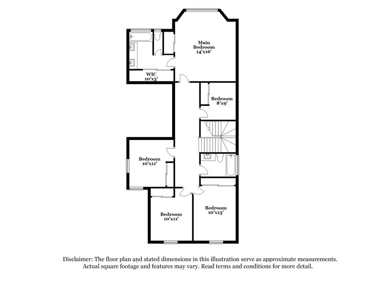 2,440/Mo, 1751 Forest Walk Dr Las Vegas, NV 89119 Floor Plan View 2