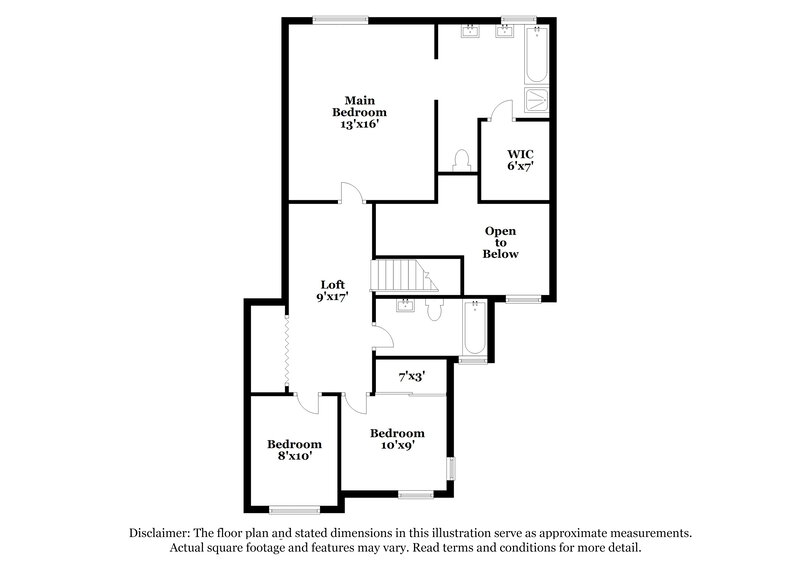 1,985/Mo, 9437 Jewel Lake Avenue Las Vegas, NV 89166 Floor Plan View 2