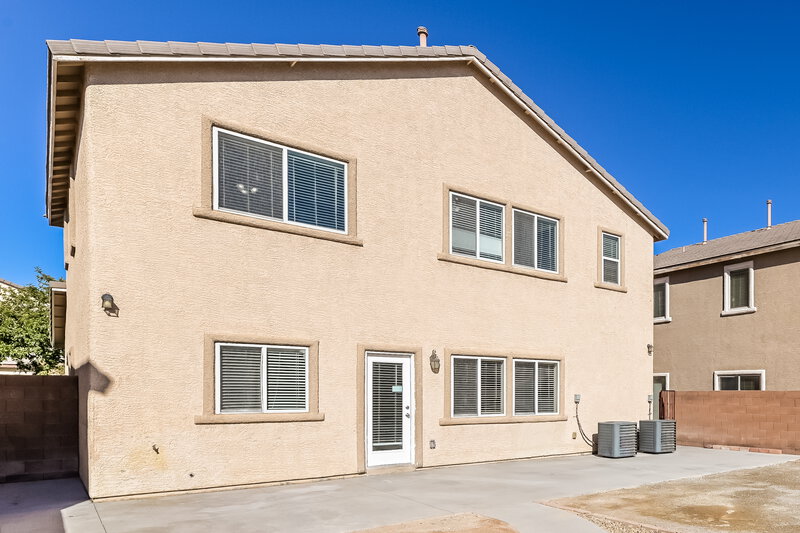 2,100/Mo, 217 Gemstone Hill Avenue North Las Vegas, NV 89031 Rear View
