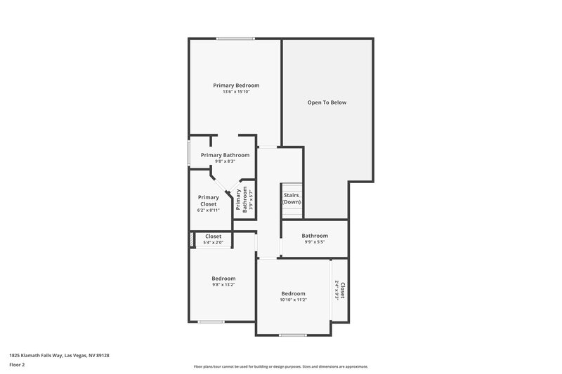 1,990/Mo, 1825 Klamath Falls Way Las Vegas, NV 89128 Floorplan View 2