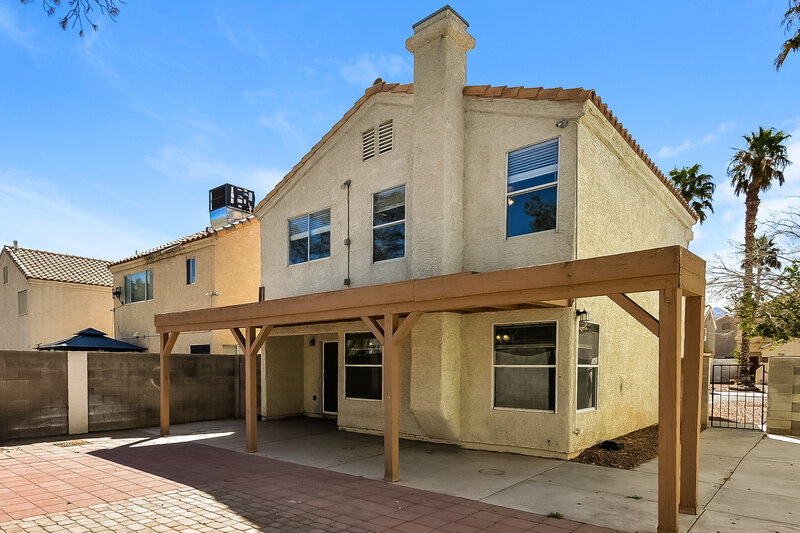 2,195/Mo, 4048 Hazelridge Drive Las Vegas, NV 89129 Rear View