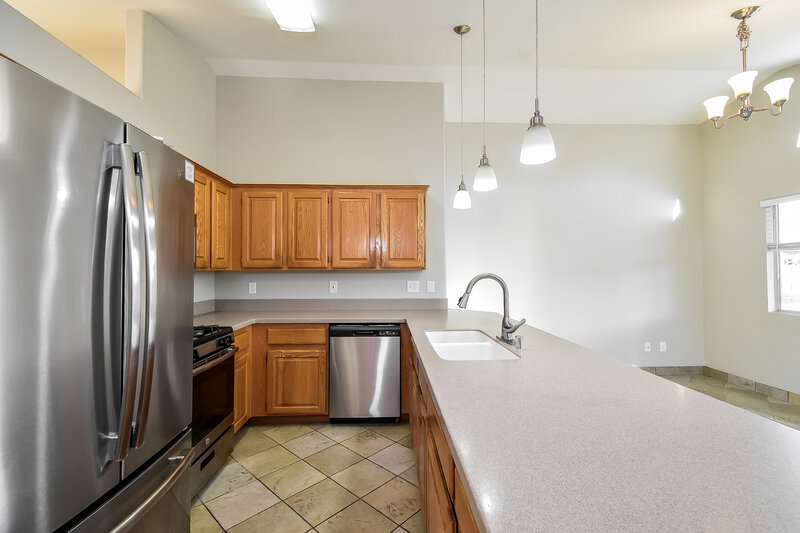 1,930/Mo, 7028 Village Shore Court Las Vegas, NV 89129 Kitchen View