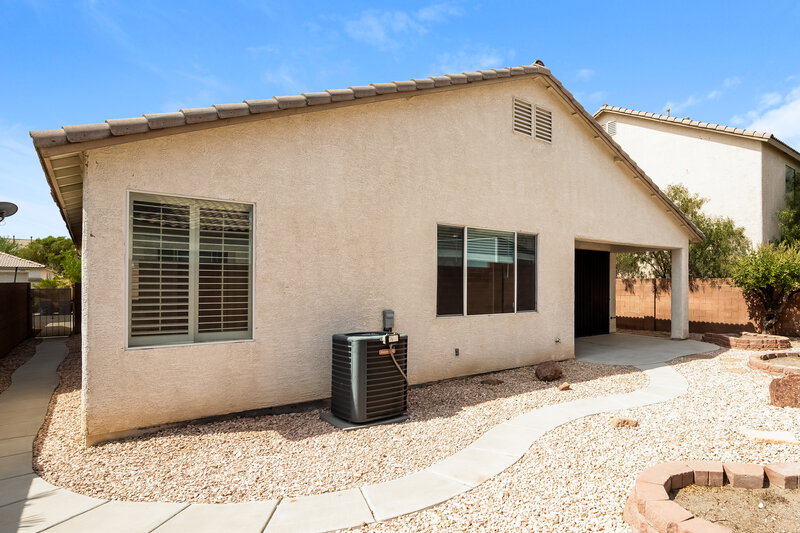 1,980/Mo, 2526 Parasail Point Avenue North Las Vegas, NV 89031 Rear View 2