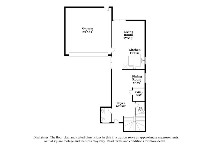 1,995/Mo, 6113 Blue Luna Street North Las Vegas, NV 89081 Floor Plan View