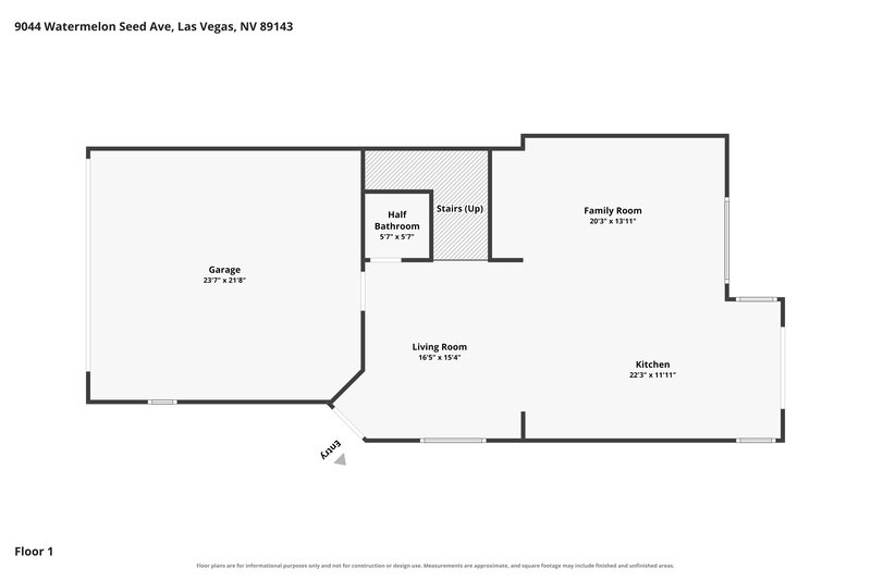 1,950/Mo, 9044 Watermelon Seed Avenue Las Vegas, NV 89143 Floor Plan View
