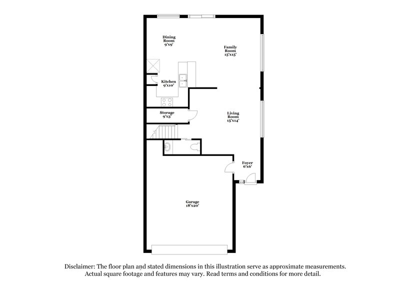 1,995/Mo, 9405 Hershey Lane Las Vegas, NV 89134 Floor Plan View
