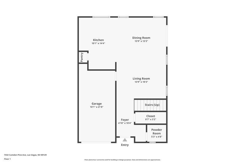 2,640/Mo, 7332 Camden Pine Ave Las Vegas, NV 89129 Floor Plan View