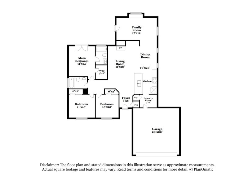 2,000/Mo, 2244 Triumph Hills Ln North Las Vegas, NV 89032 Floor Plan View