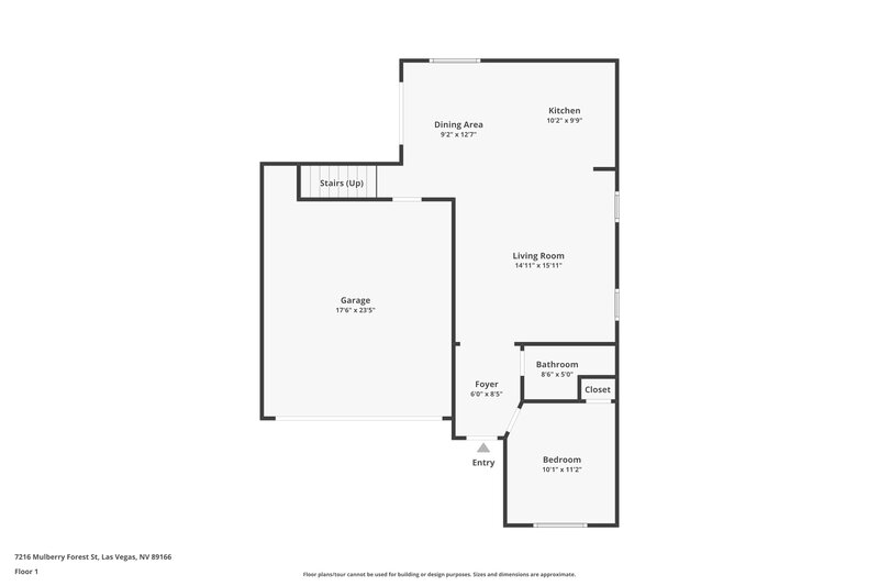 1,955/Mo, 7216 Mulberry Forest Las Vegas, NV 89166 Floor Plan View