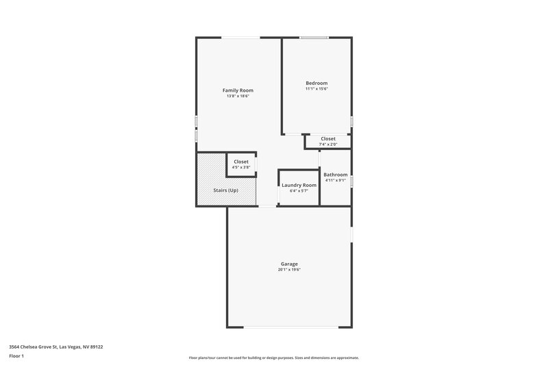 1,875/Mo, 3564 Chelsea Grove Street Las Vegas, NV 89122 Floorplan View