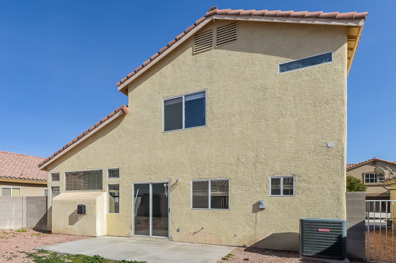 1,950/Mo, 5535 Black Sea Ct North Las Vegas, NV 89031 Rear View 2