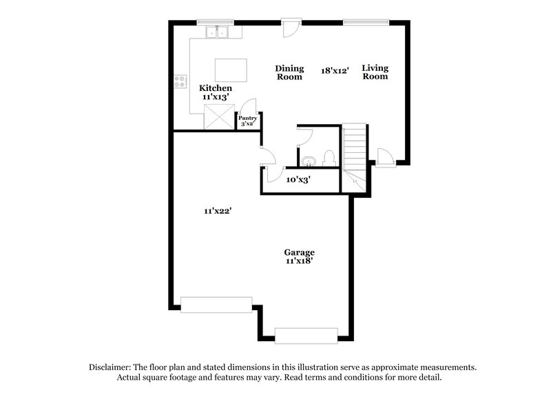 2,095/Mo, 697 Calamus Palm Place Henderson, NV 89011 Floor Plan View 2