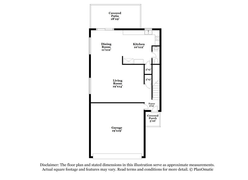 1,965/Mo, 7516 Jockey Avenue Las Vegas, NV 89130 Floor Plan View