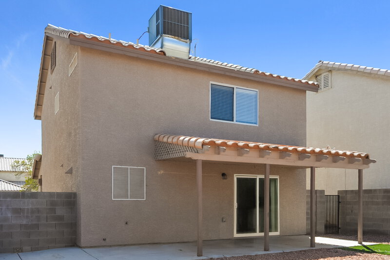 1,965/Mo, 7516 Jockey Avenue Las Vegas, NV 89130 Rear View