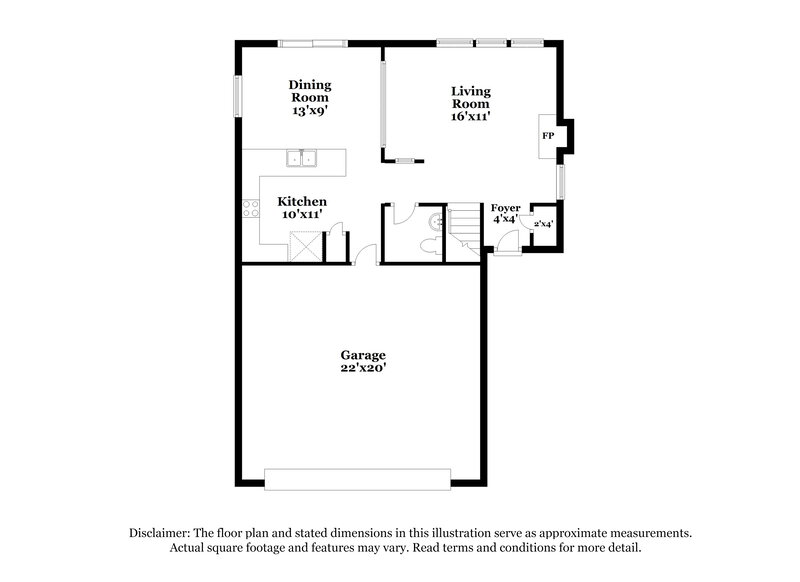 1,995/Mo, 6012 Shallow Springs Street Las Vegas, NV 89130 Floor Plan View