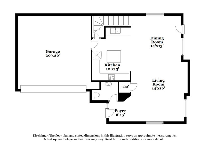 2,230/Mo, 613 Palm Wash Lane Henderson, NV 89011 Floor Plan View