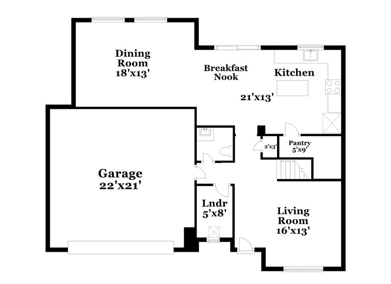 2,350/Mo, 5340 Chino Heights St North Las Vegas, NV 89081 Floor Plan View 2