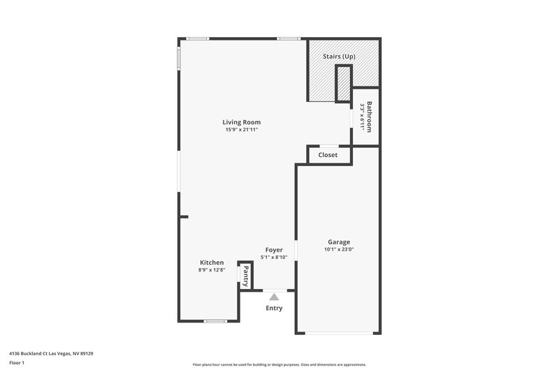 1,865/Mo, 4136 Buckland Ct Las Vegas, NV 89129 Floor Plan View
