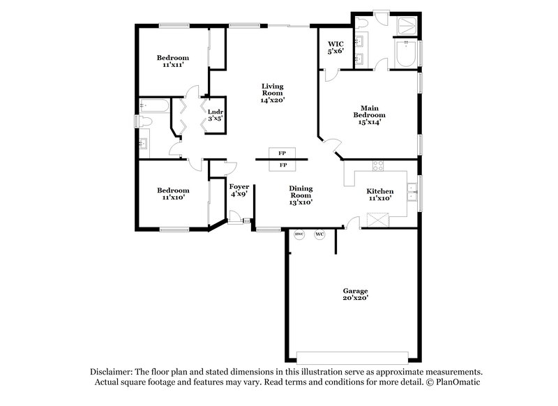 1,755/Mo, 750 Skipjack Dr Henderson, NV 89015 Floor Plan View