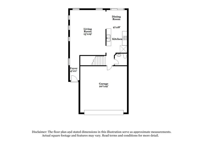 1,895/Mo, 5023 Sagelyn Street Las Vegas, NV 89122 Floor Plan View 2