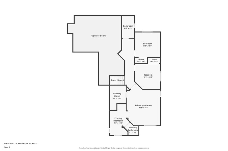 2,345/Mo, 908 Ashurst Ct Henderson, NV 89011 Floorplan View 2