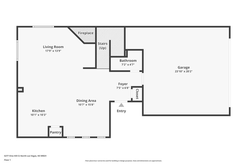 0/Mo, 5277 Vine Hill Court North Las Vegas, NV 89031 Floorplan View