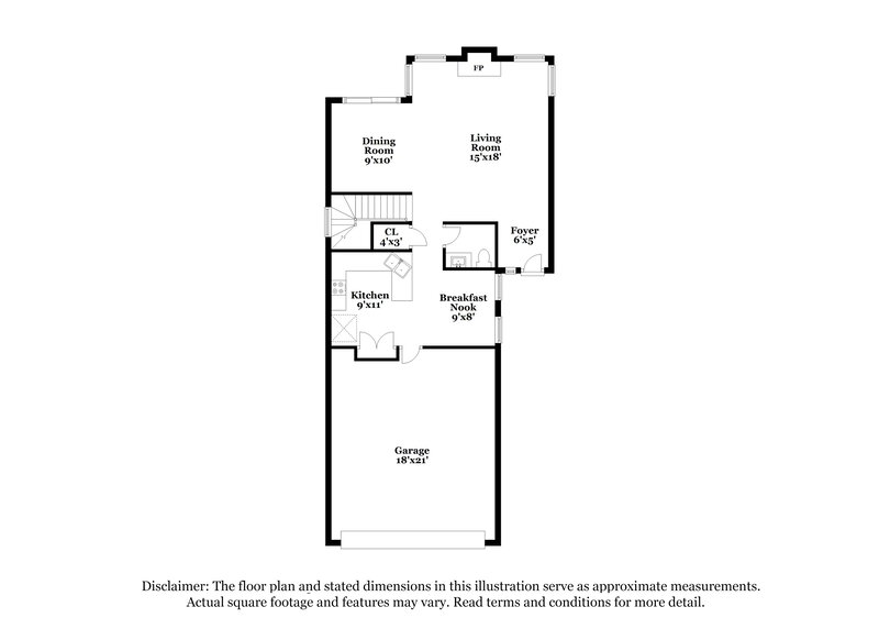 2,230/Mo, 4136 Glenfield Circle Las Vegas, NV 89129 Floor Plan View