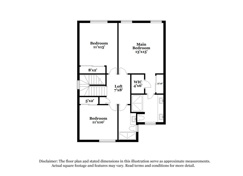 2,230/Mo, 4136 Glenfield Circle Las Vegas, NV 89129 Floor Plan View 2
