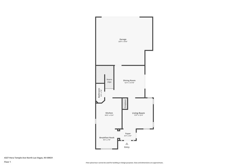 3,040/Mo, 4327 Hera Temple Avenue North Las Vegas, NV 89031 Floor Plan View